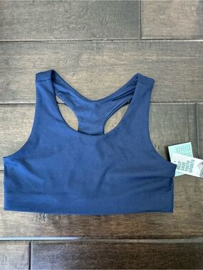 💜3/$15 NWT DSG Girls' Navy Racerback Compression Sports Bra - Size M(10-12)